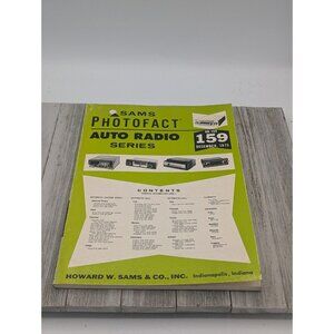 Original Sams PhotoFact Auto Radio Series Book AR-159 December 1973